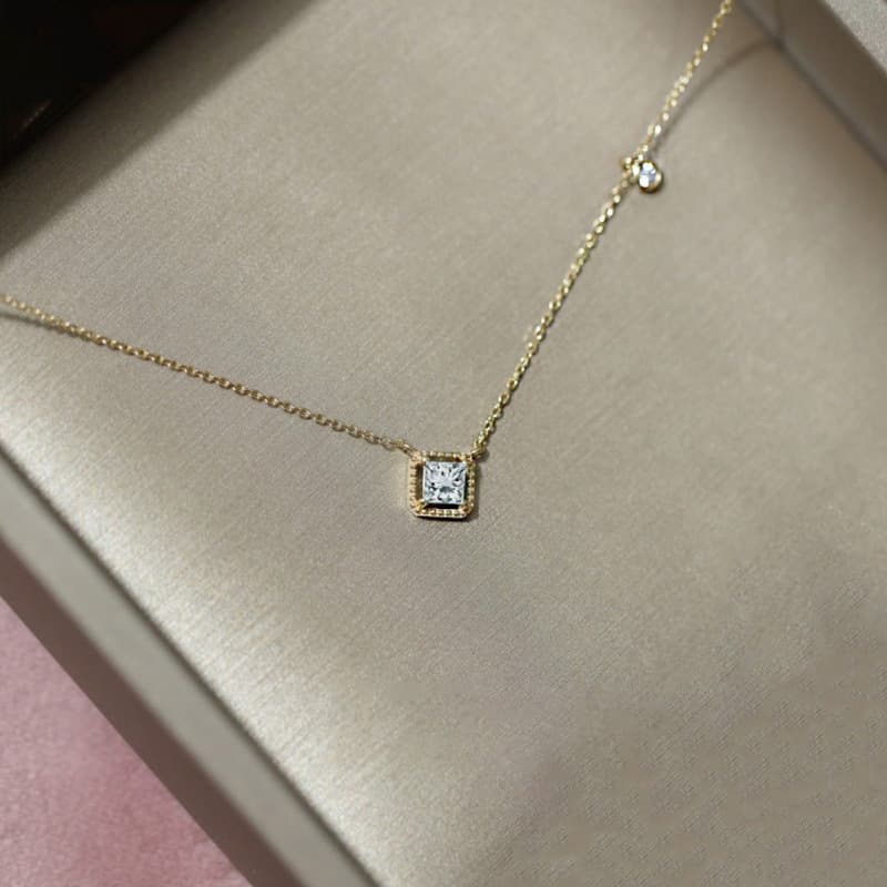Emerald Dainty Necklace  - Image 2