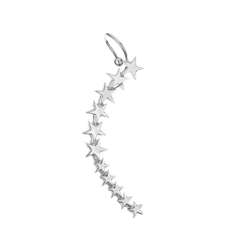 Five-Pointed Star Retro Metal Earrings - Image 3