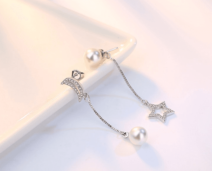 Tassel star earrings - Image 2