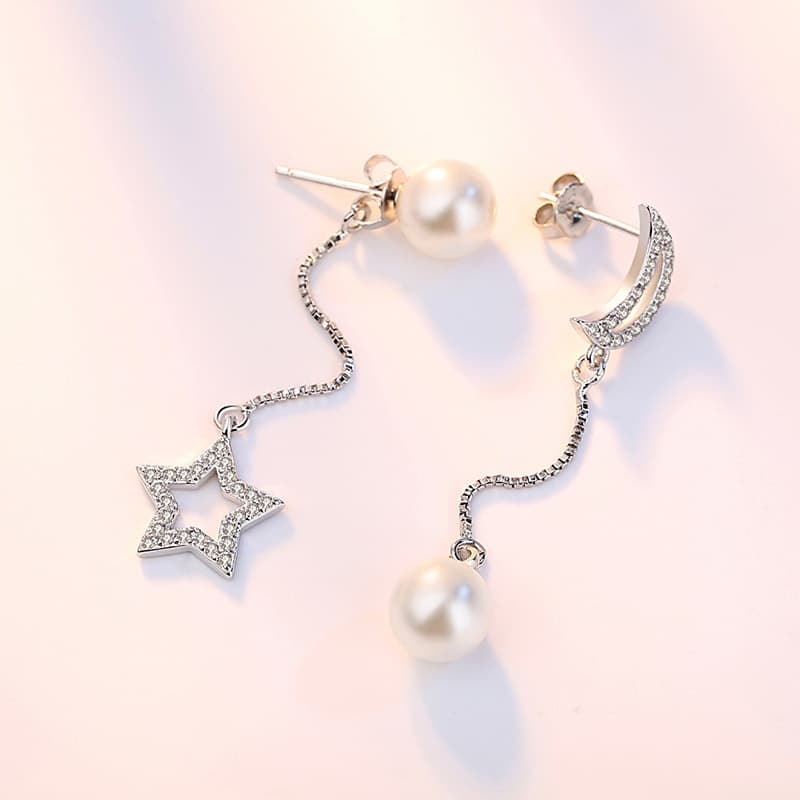 Tassel star earrings - Image 3