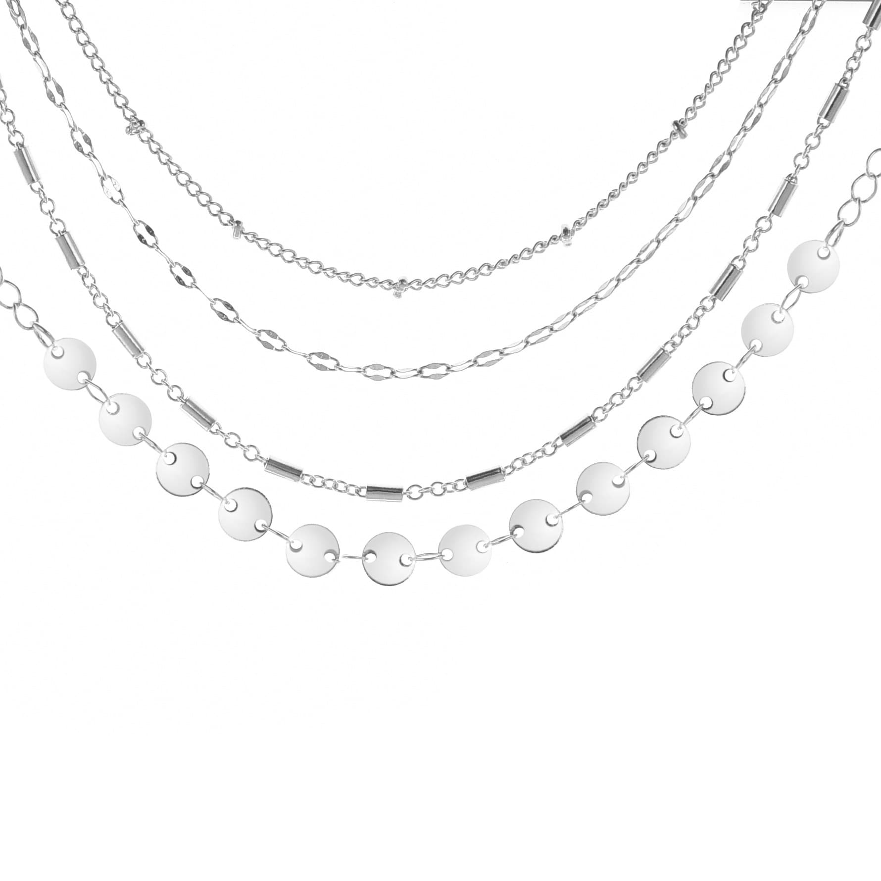 4-Layer Sequin Chain Bracelet Set  - Image 3