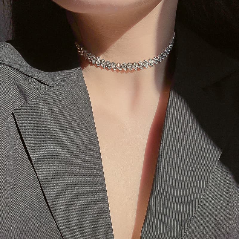 Crystal Choker Necklace  - Image 1