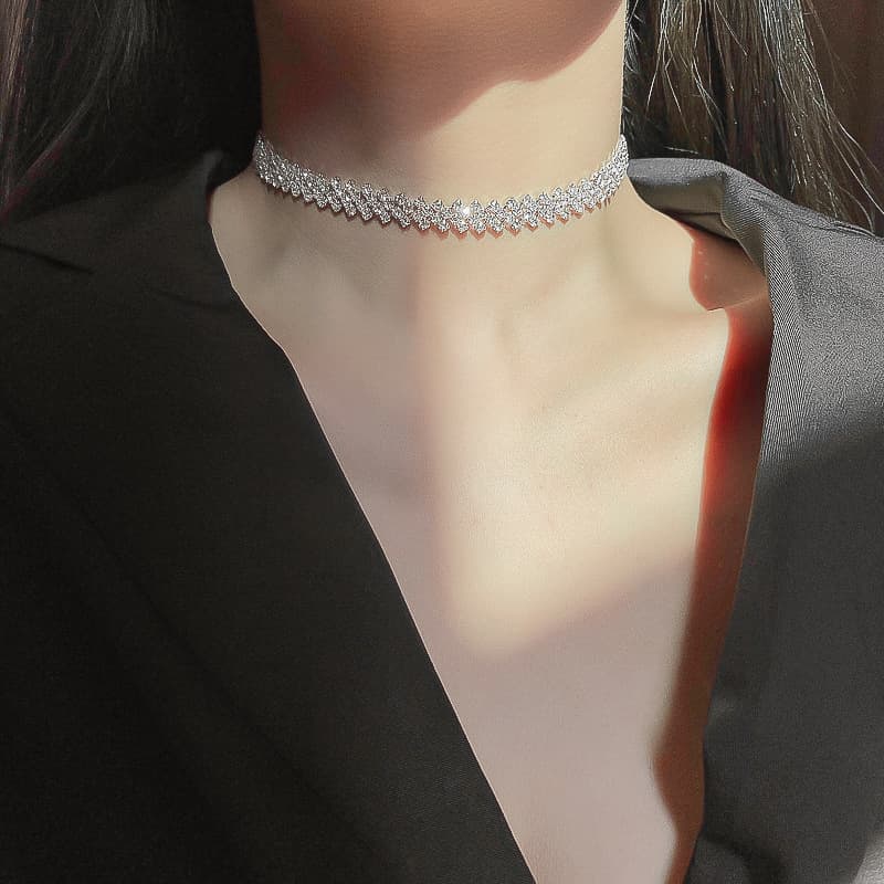 Crystal Choker Necklace  - Image 4