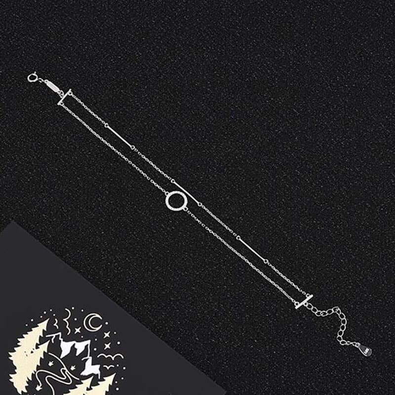 Double Layer Circle Bracelet  - Image 4
