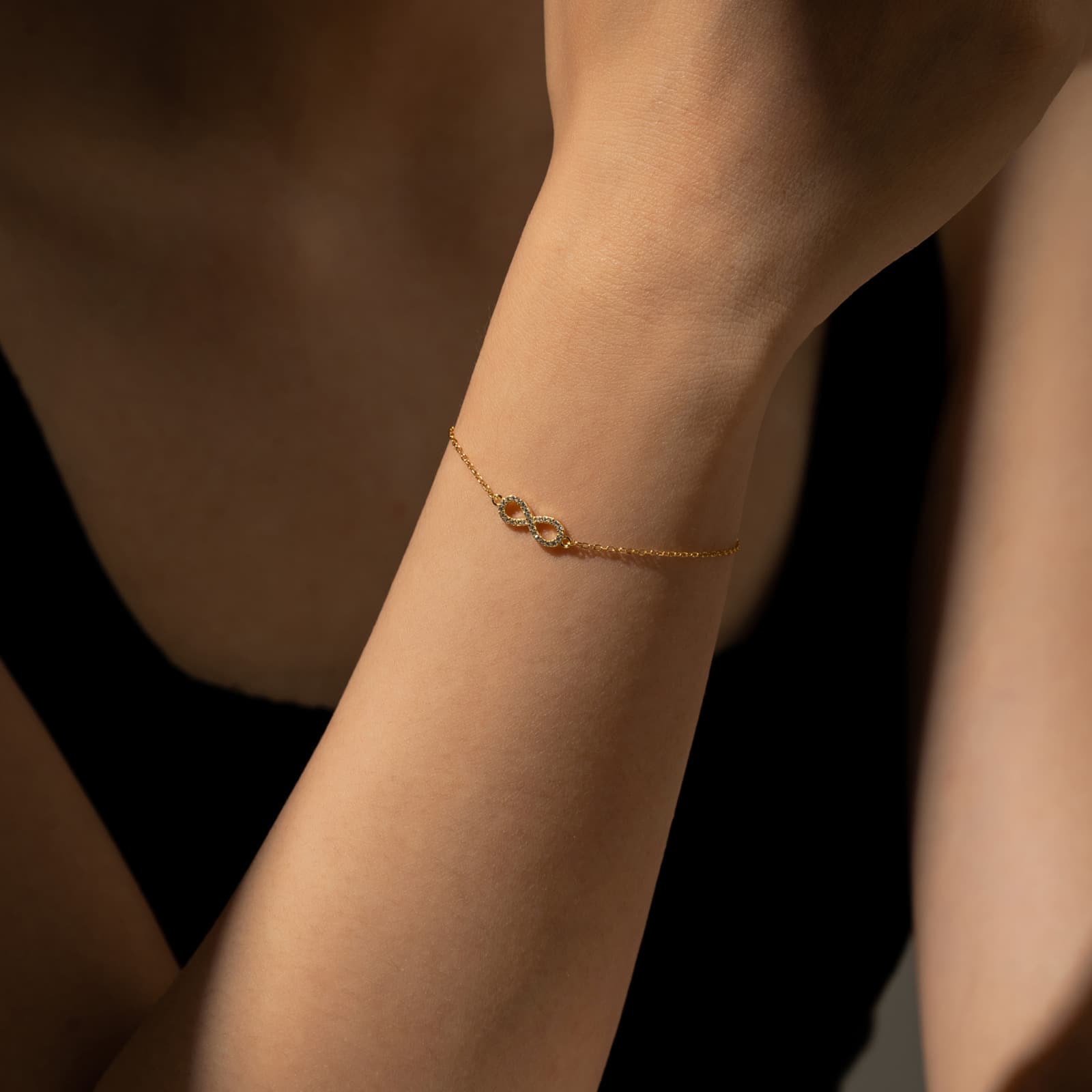 Infinity Zircon Bracelet - Image 1