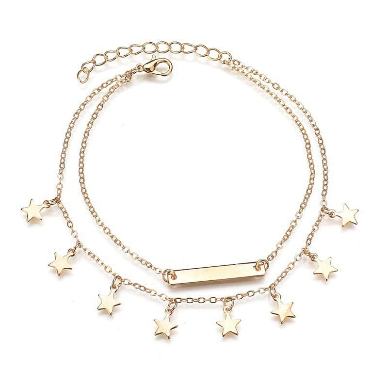 Layered Star Anklet  - Image 3