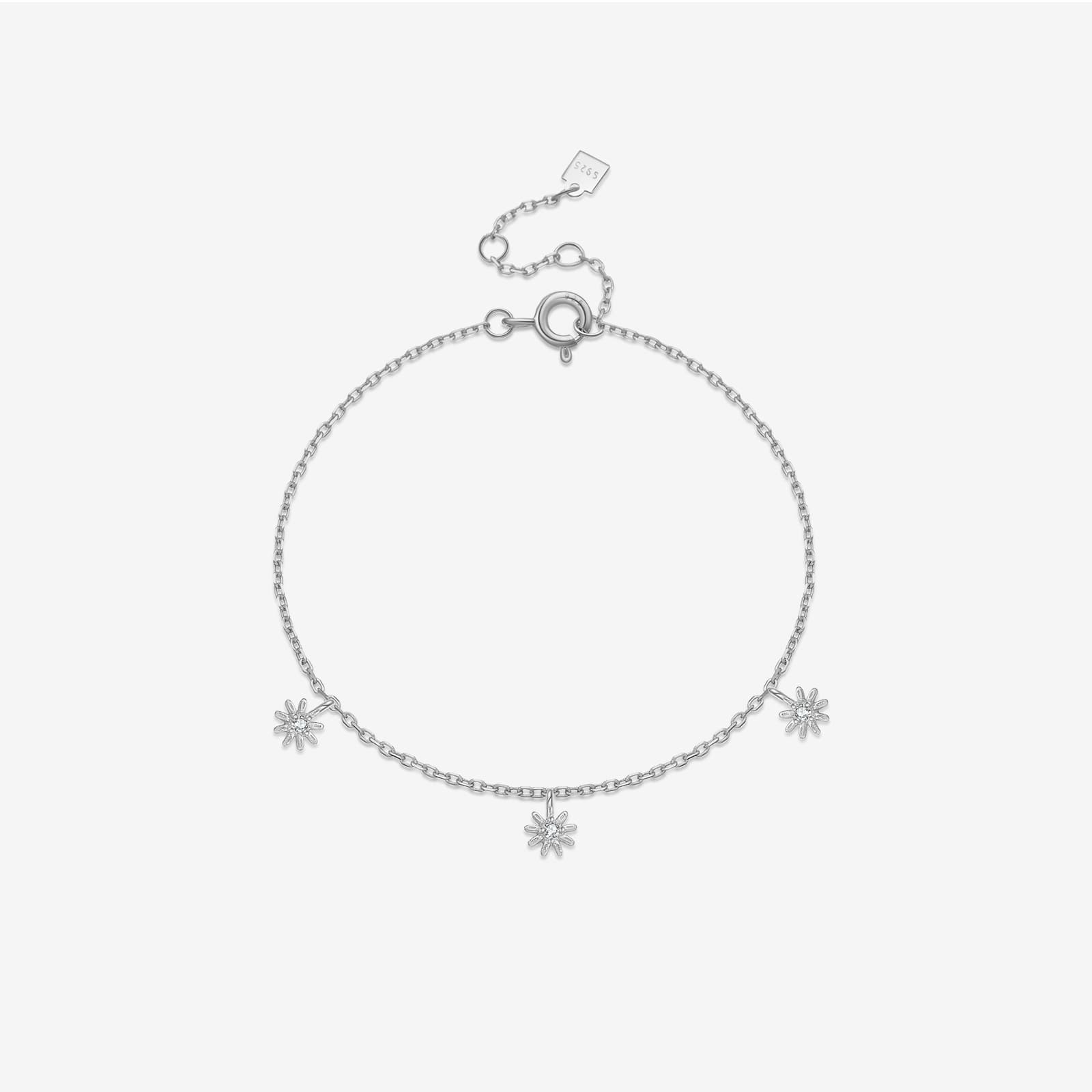 Star Flower Charm Bracelet  - Image 2