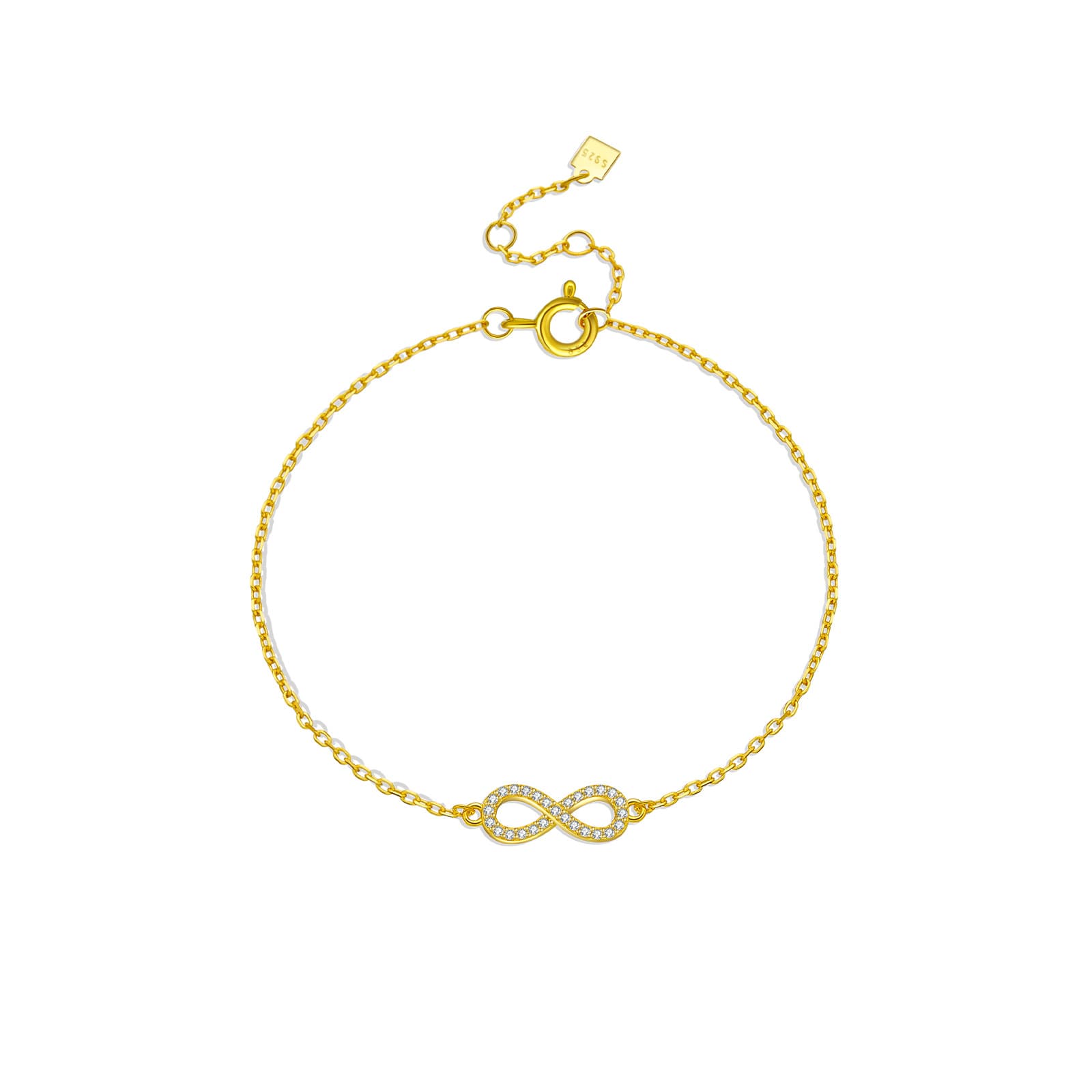 Infinity Zircon Bracelet - Image 3